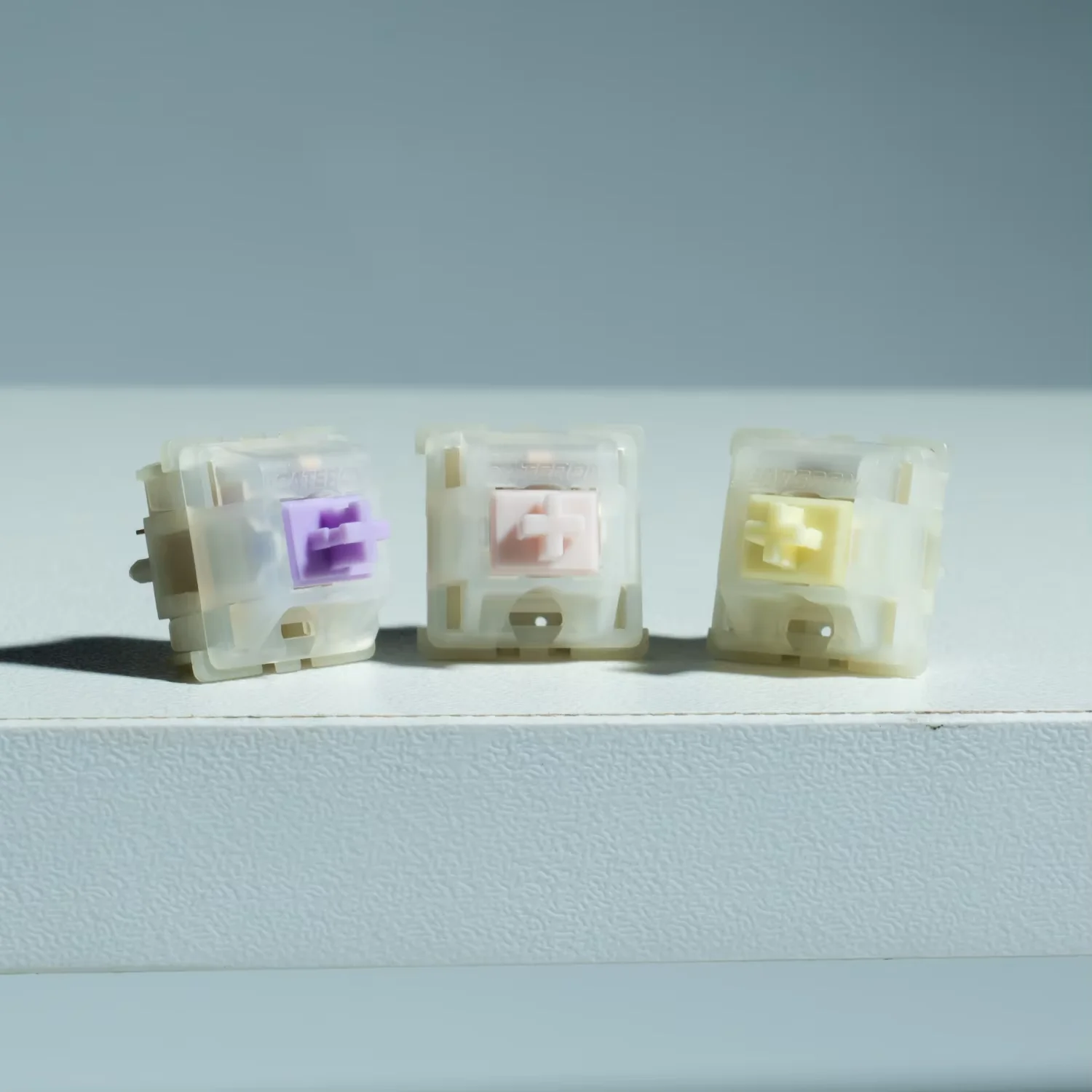 GATERON G PRO Milky Silent Switch 5Pin Linear Tactile Silent Heavy Tactile Creamy Mechanical Keyboard Switch Prelubed KS-3X1 ROP
