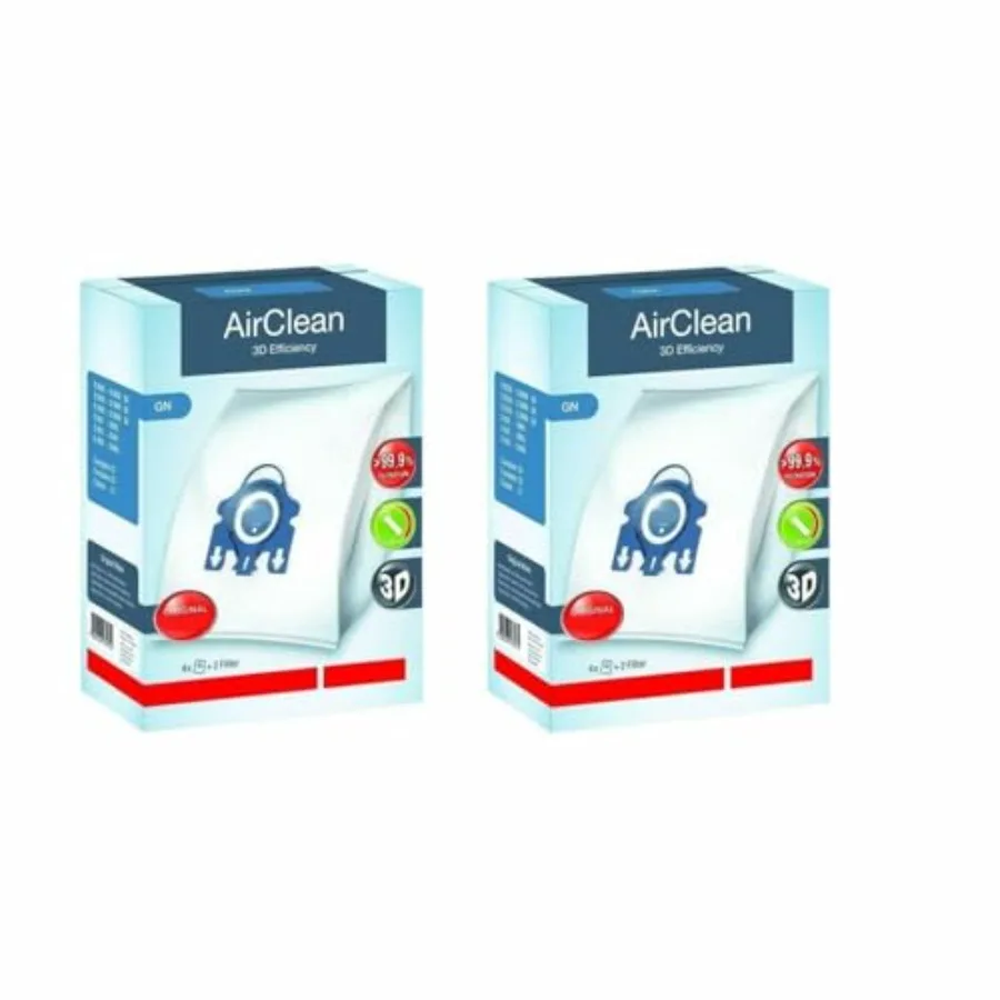 

Оригинальные пакеты для пылесосов GN AirClean 3D Efficiency для моделей Classic C1, Complete C2/C3 и S2/S5/S8, упаковка из 4 штук.