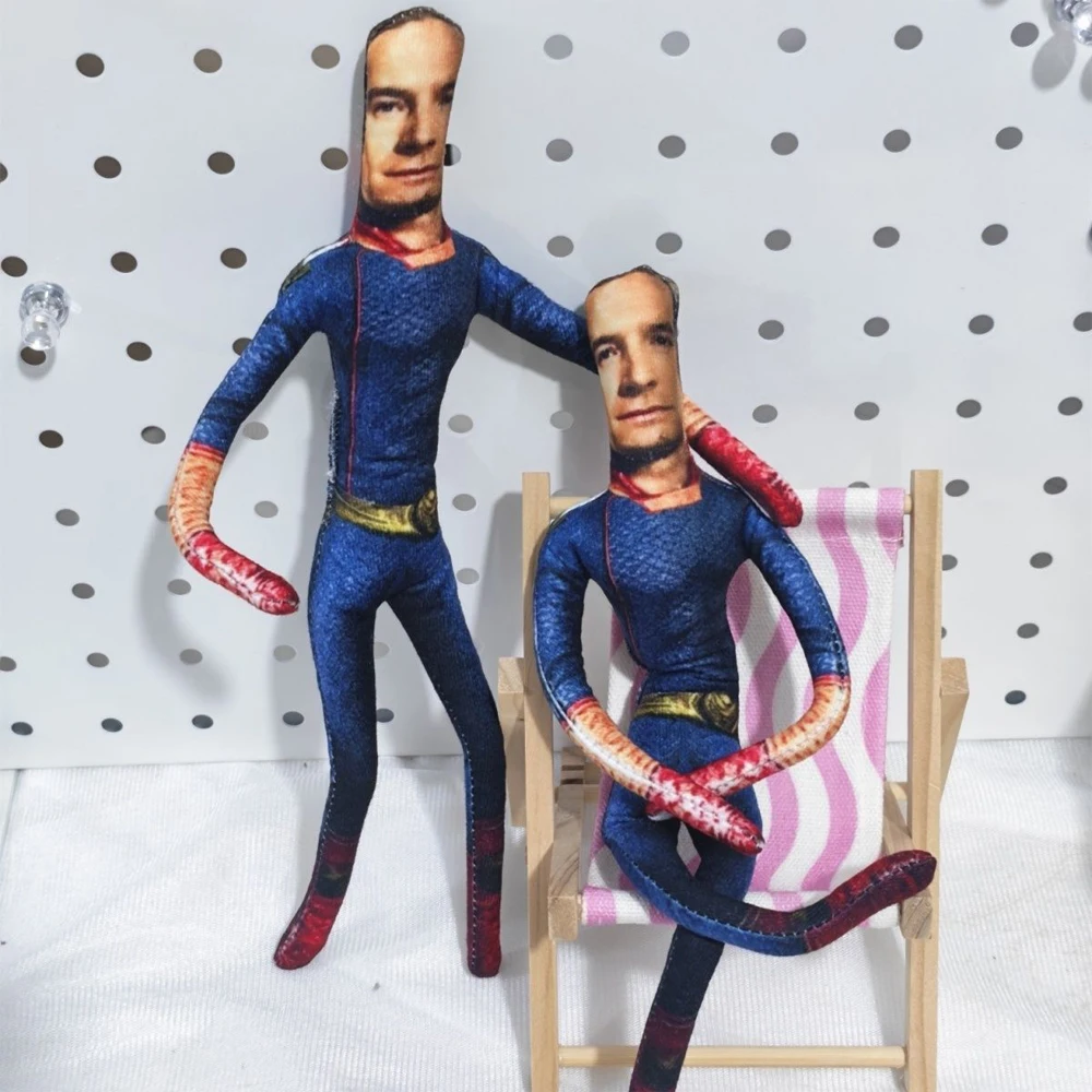 2pcs Set 26cm Flexible Body Wire Cosplay Anime TV Series‌ The Boys Soldier Character Homelander Cartoon Plush Toys Plushie Doll