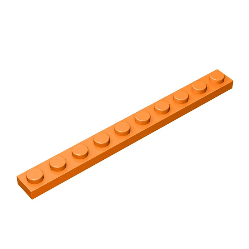 Gobricks, 1 Uds., placa MOC, 1x10 ladrillos compatibles con modelo 4477, piezas de bloques de construcción, rompecabezas para niños, juguetes de cumpleaños