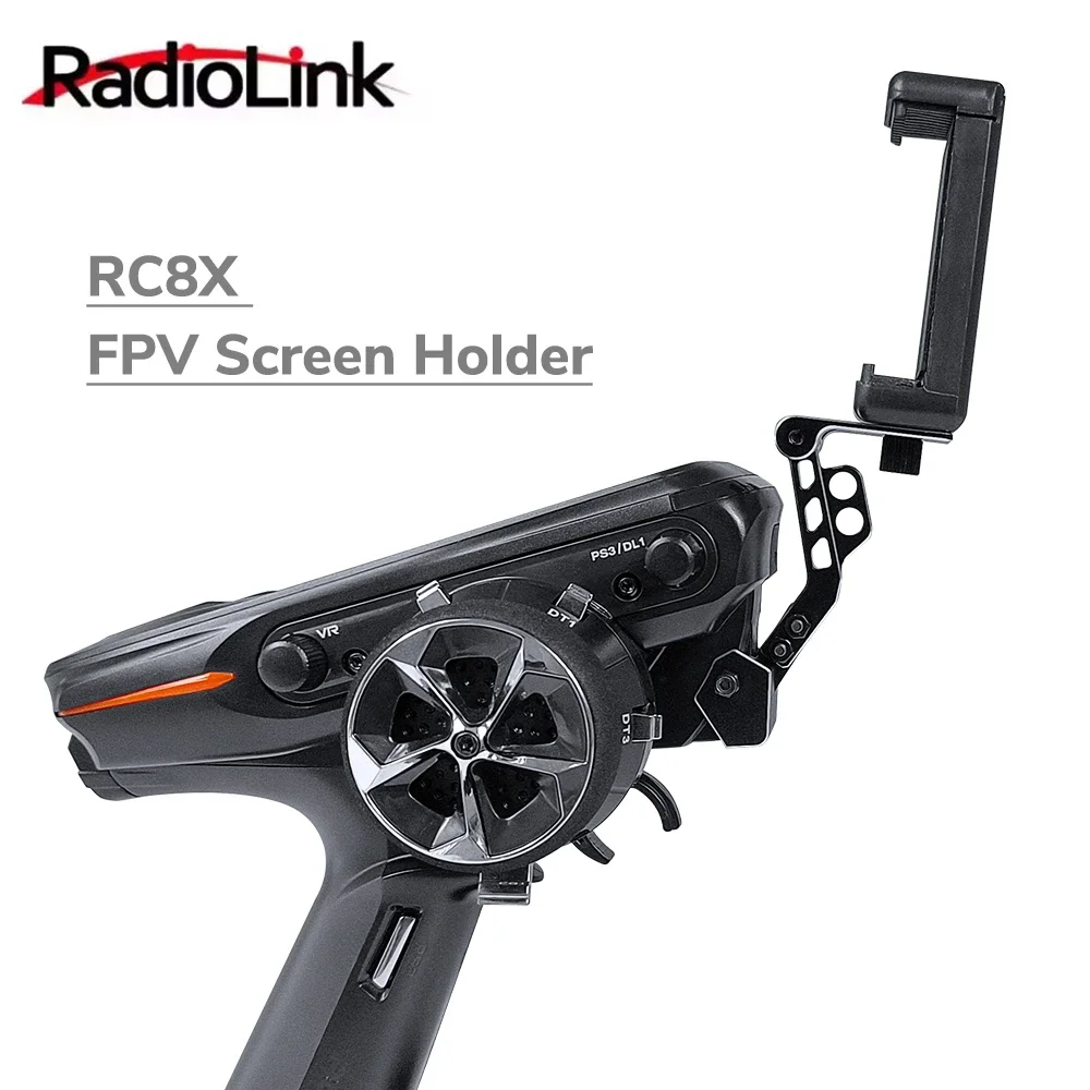Radiolink RC8X Holder Mount 5.8G FPV Monitor Screen Phone Bracket CNC Aluminum Alloy RC Device for Remote Controller