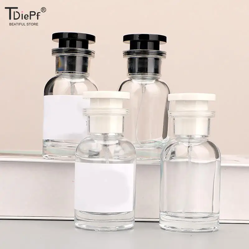 30ml Glass Empty Refillable Perfume Bottle Cylindrical Sub-bottle Travel Portable Parfum Atomizer Containers Sample Bottle