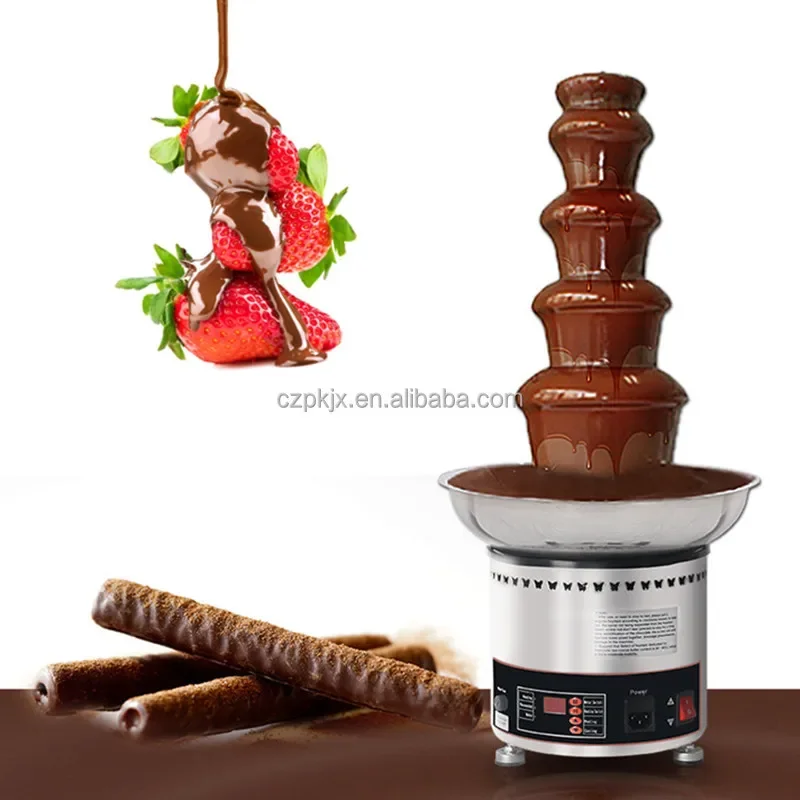 Chocolate Fountain Machine With 4/5/6/7 Layer Waterfall Machine For Parties And Celebrations Best Professional