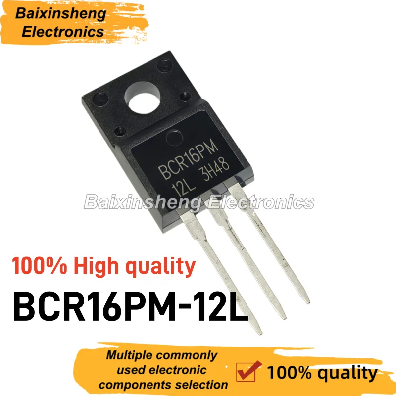 BCR16PM-12L 16A600V TO-220F BCR16PM 10/30/50PCS 100% High quality Bidirectional Thyristor