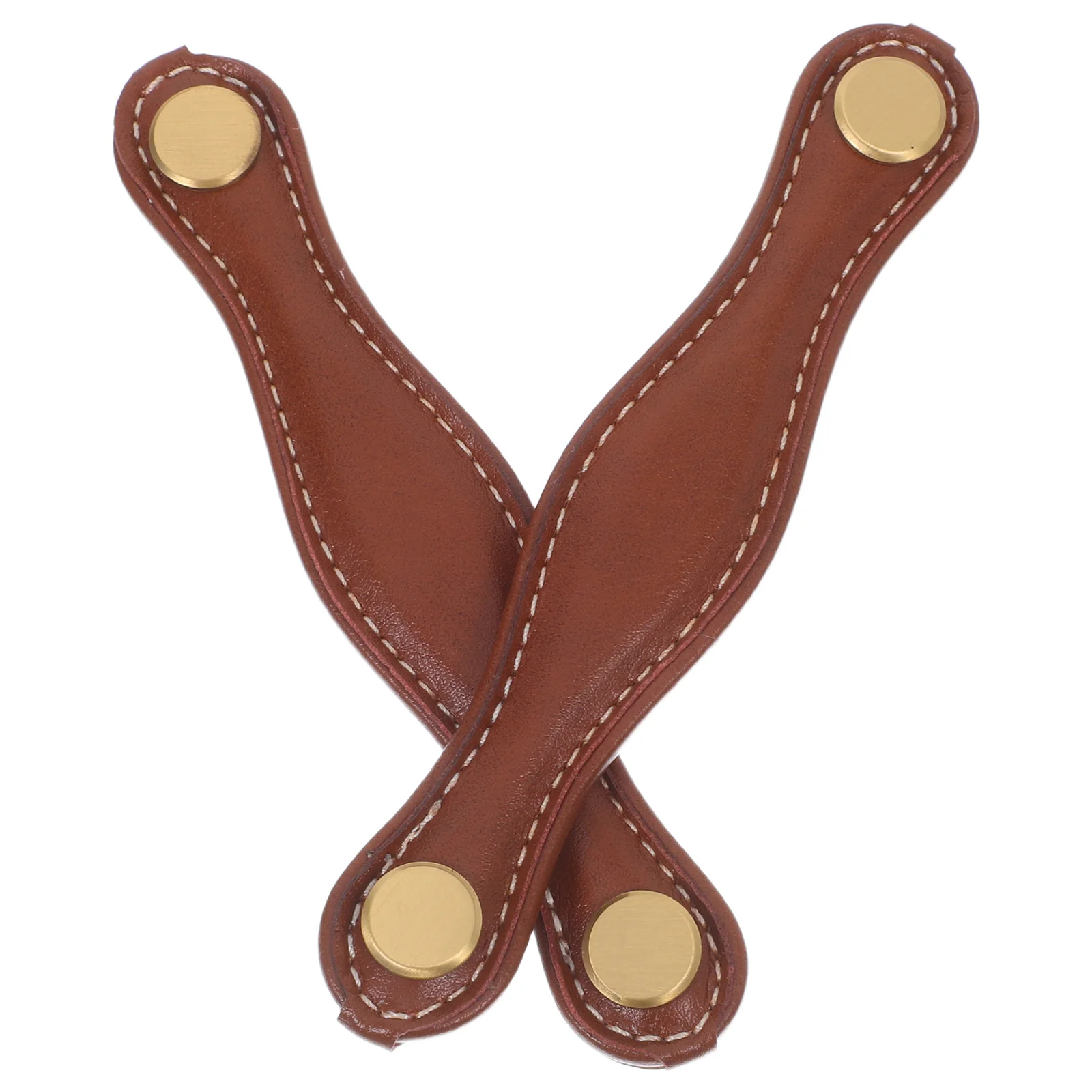 

2Pcs Faux Drawer Pulls Replacement Soft PU Handles for Kitchen Bedroom Modern Cabinet Wardrobe Furniture Hardware