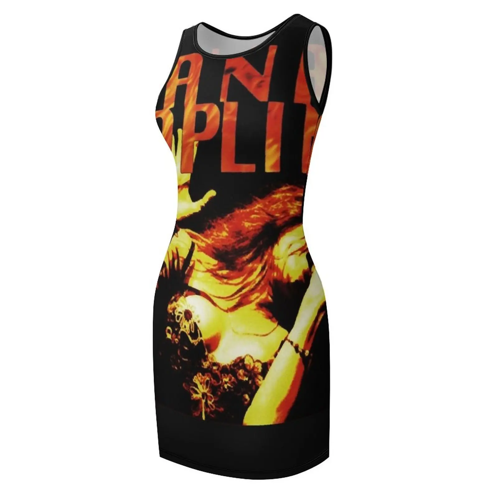 Janis Joplin camiseta esencial copia copia sin mangas vestido veraniego mujeres vestidos de fiesta ropa de mujer sexy vestidos cortos daring