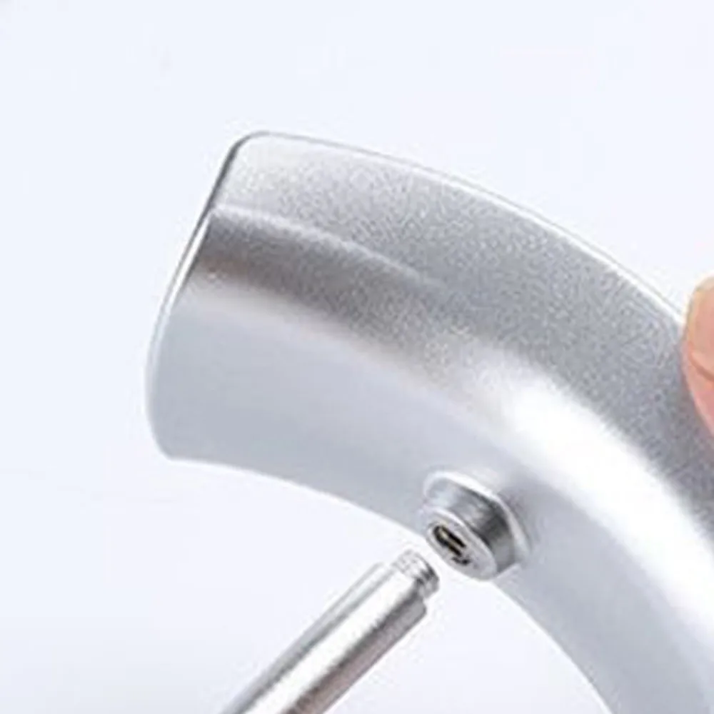 Holder Headphone Display Stand Detachable Enhance Stability Earphone Vertical Bracket Silver Aluminium Alloy