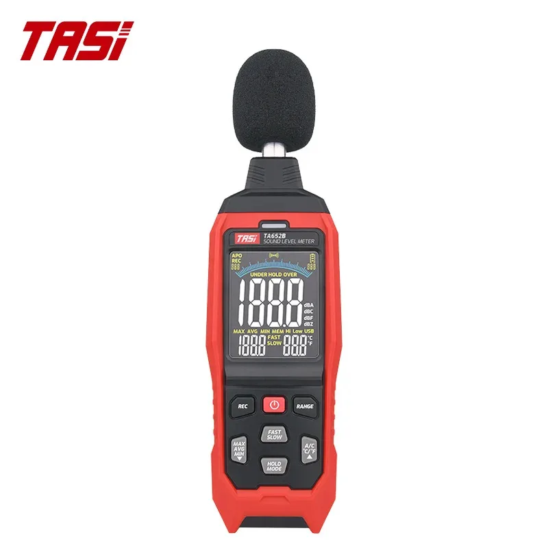

For Sea Shipping, CustomizedTASI TA652A Factory Wholesale High-Accuracy Digital Sound Level Meter Custom Logo 30~130dB Range 0.1