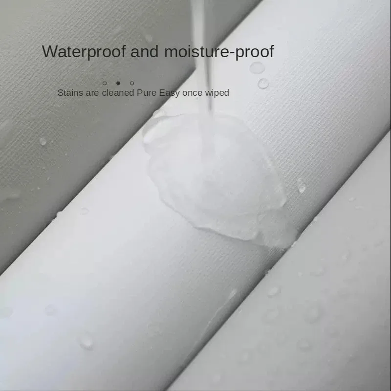 40 cm auto-adhésif vinyle meubles PVC chambre décoration amovible Stickers muraux Peel papier peint pour murs en rouleaux bricolage couleur unie