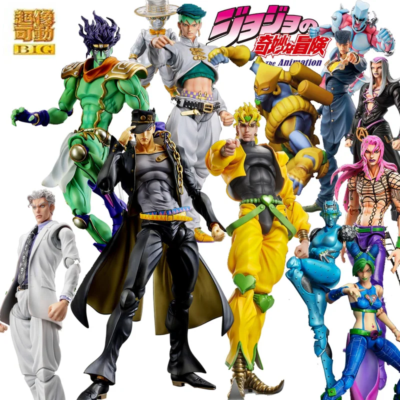 Jojo'S Bizarre Adventure Kongjo Chengtaro Jolyne Cujoh Dio Super Movable Model Handmade Toys Anime Rohan Kishibe Action Figures