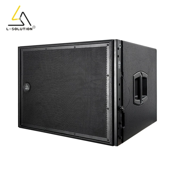 L-solution HDL18-A 18-Inch Metal Subwoofer Power Amplifier Passive 1000W/2000W 4-Channel Stereo 30Hz-140Hz Frequency Response