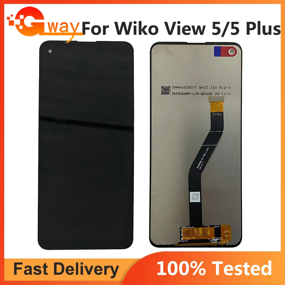 New Test For Wiko View 5 V850 LCD Display Touch Screen Digitizer Assembly Glass Sensor Wiko View 5 Plus V851 LCD Pantalla Parts