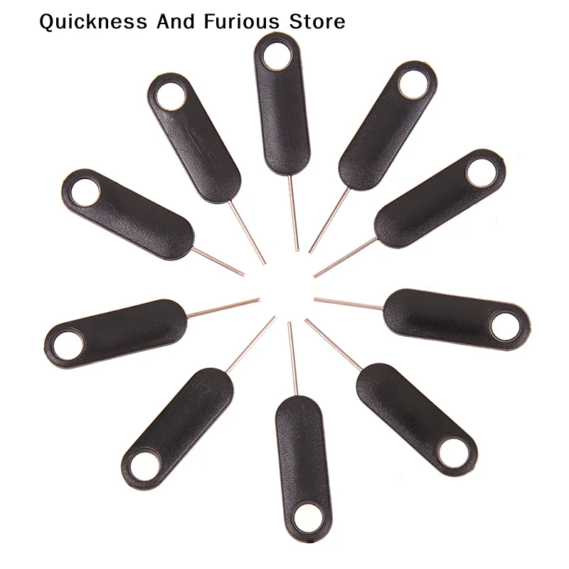 10Pcs Anti-Lost Eject Sim Cards Tray Open Pin Needle Key Tool Ejetor For IPhone IPad Mobile Smartphone SIM Remover Accessories