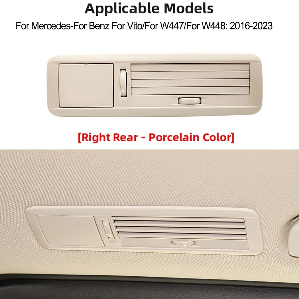 

Car Interior Roof A/C Air Grille Vent For Mercedes Vito W447 W448 V250 V260 Air Conditioner Outlet Trim 2015-2020