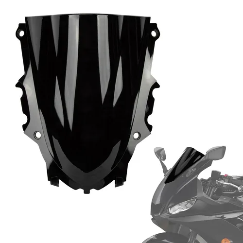 Parabrisas de motocicleta para Yamaha YZF R3 R25 2019-2025, doble burbuja para YZF R3