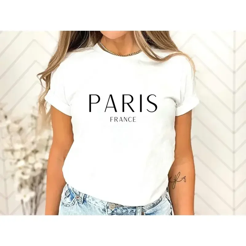 Paris T Shirt 5 Font Option s France SweaT