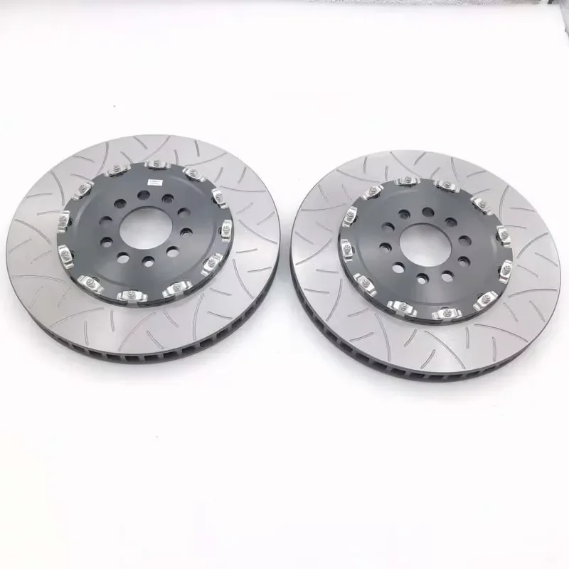for Clio Mk4 RS Alloy Silver Wheel 330x28mm Long Straight Groove Floating System Rear Brake Calipers