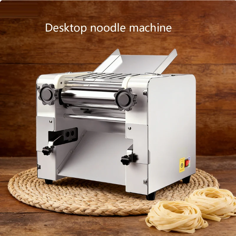 

Electric Dough Roller Noodle Press Machine Stainless Steel Desktop Pasta Commercial Kneading Dumpling Make