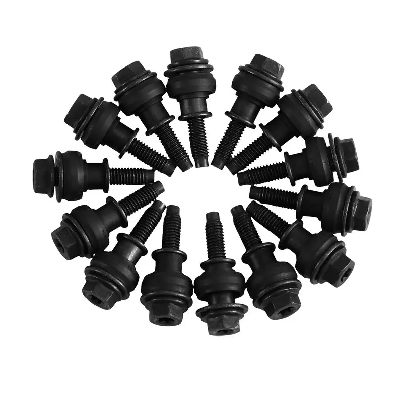 A93E-14Pcs/Set Engine Valve Cover Screw For A4 VW