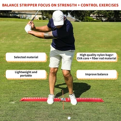 Caiton Golf Swing Trainer - An Innovative and Flexible Tool to Boost Your Balance and Swing Performance-Suitable for All Golfers