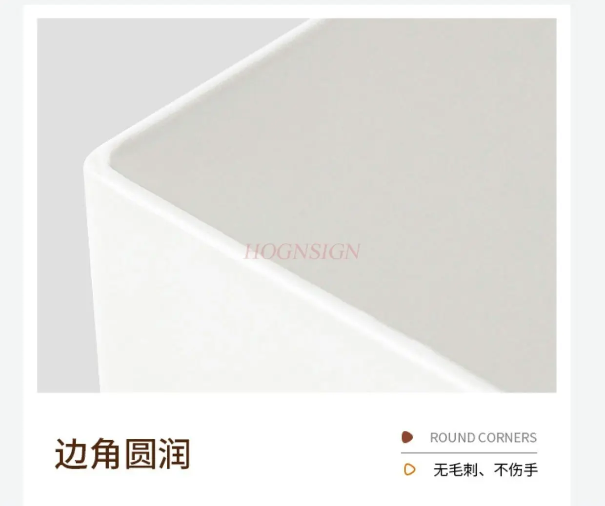 2pcs Office desktop white book storage box, drawer file box, organizing box, angled file rack, storage rack
