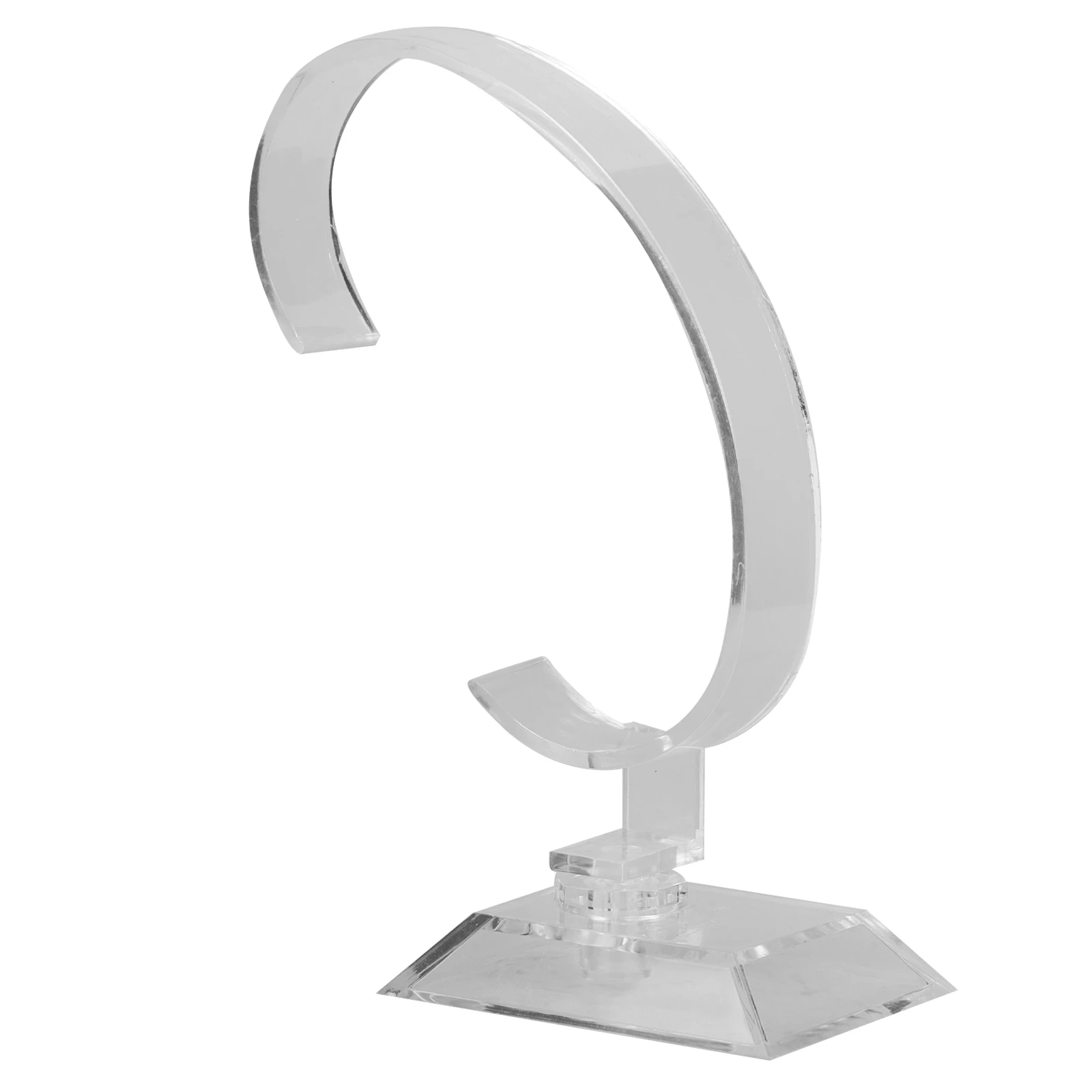 

Transparent Watch Display Stand Large Clear Bracelet Holder C-ring Acrylic Jewelry Exhibits Scratch Resistant Practical Home