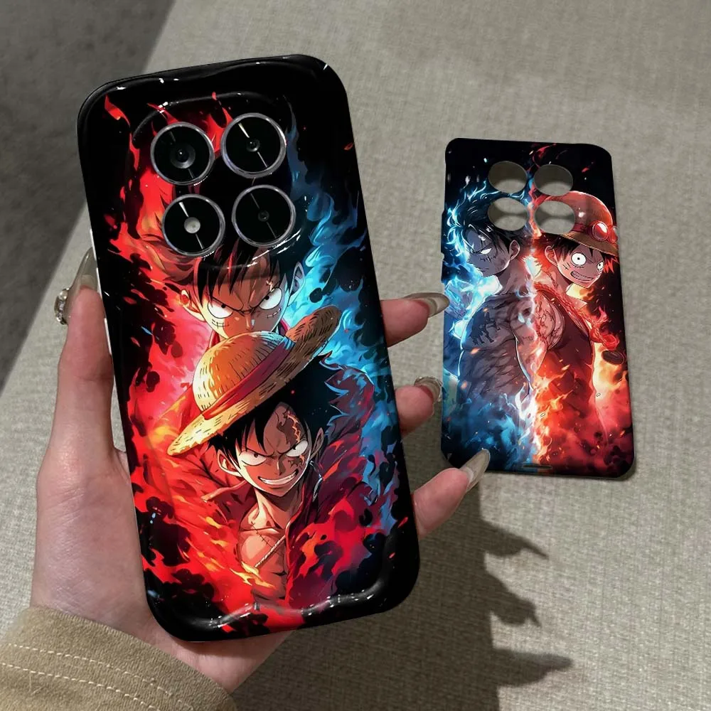 

Japanese Anime Luffy Cool For Xiaomi Poco F3 F4 F5 F6 M3 M6 M7 X2 X4 X5 X6 X7 C75 Pro 5G Feilin Wave Oil Shell Phone Case