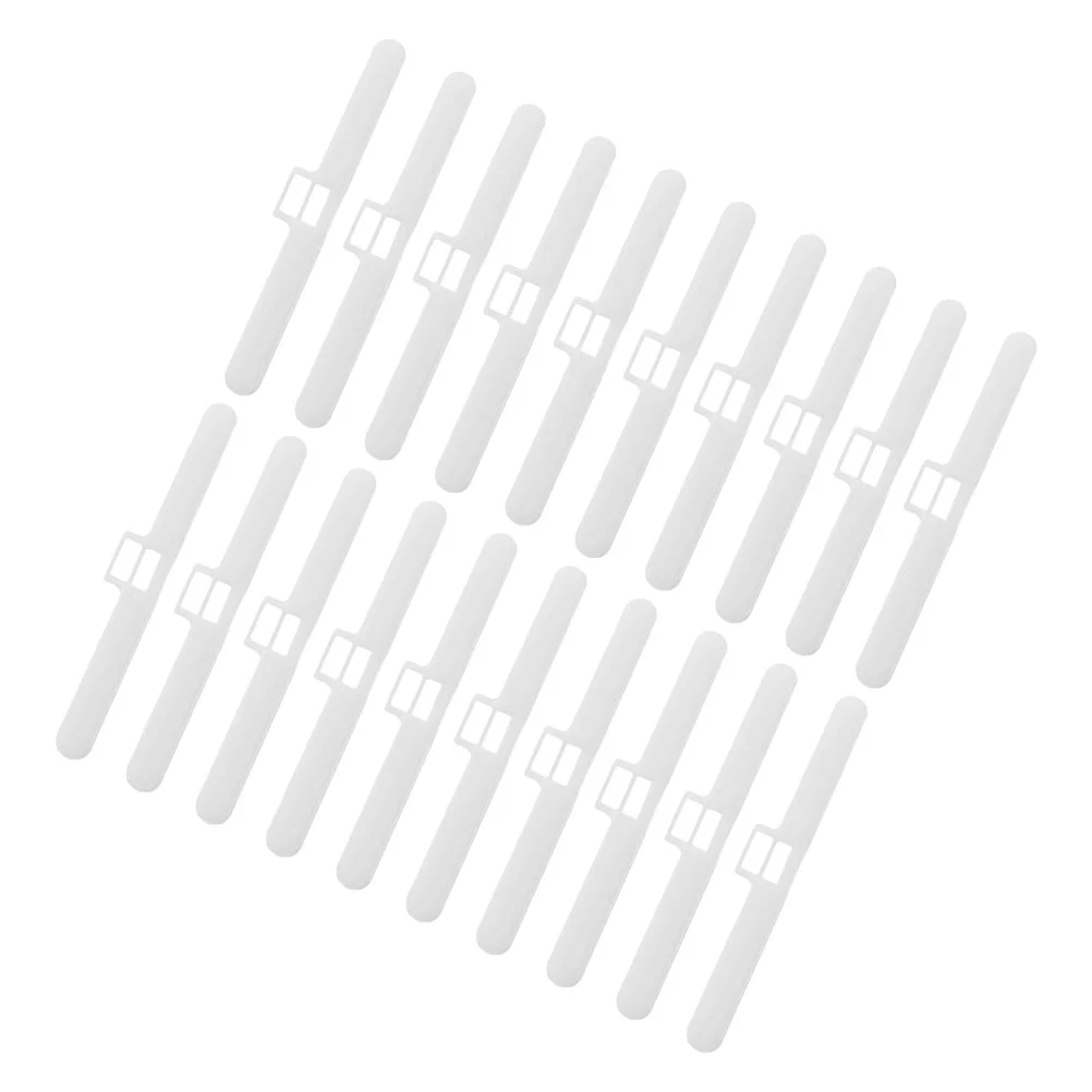 

20 Pcs Curtain Hanging Piece Blinds Vertical Hangers Coat Slag Replacement Slats Holder for