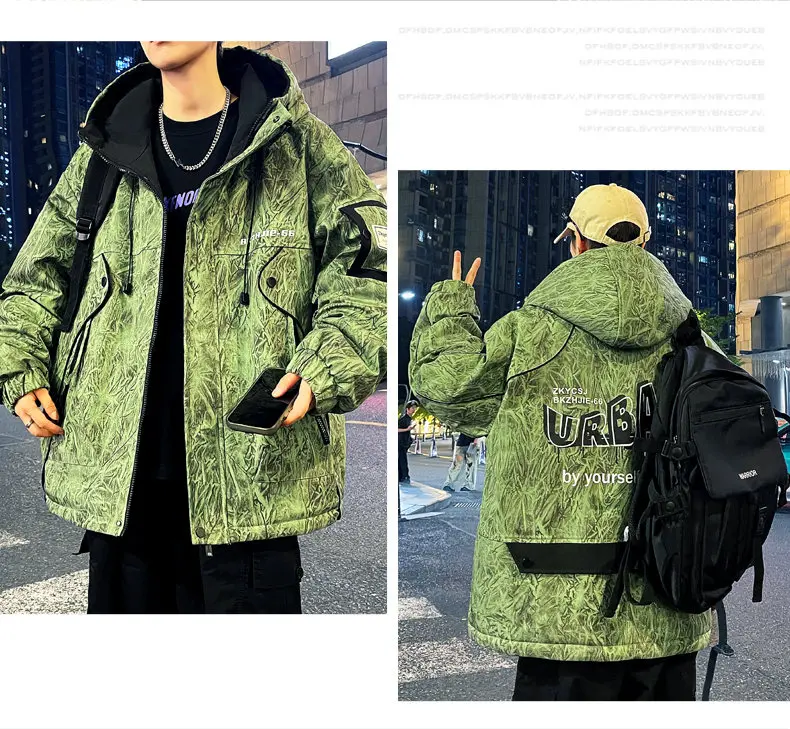 Mode 2026 Herbst Winter Herren Verdickte Kapuzen-Fleecejacke Jugendliche Streetwear Freizeit Warme Plüschjacke Winddichte Oberbekleidung – Detail 17