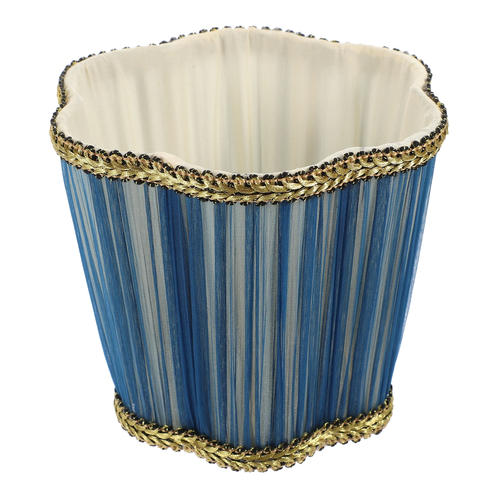 

1Pcs Durable Deep Blue Fabric Lampshade E14 Clip-On Light Cover Replacement For Home Decoration