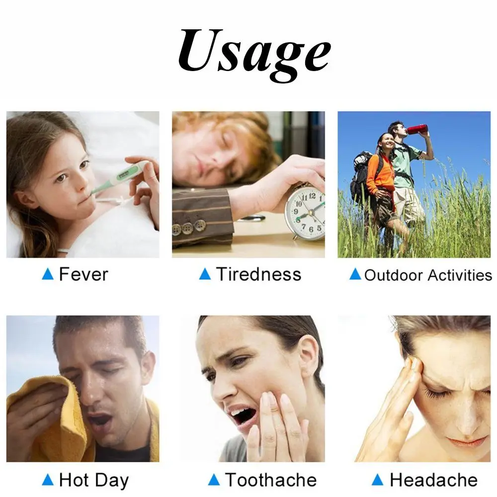 Gesso per emicrania Idrogel Gel di ghiaccio Fever Down Patch rinfrescanti Fogli rinfrescanti per il calore del bambino Cuscinetto per mal di testa