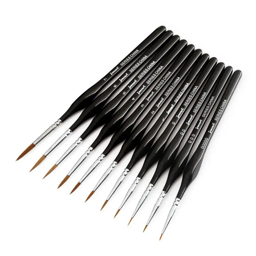 Painting Brushes Watercolor Brush Set Professional Miniature Paint Brush Sets for Beginners Pros Soft Bristles for Precise