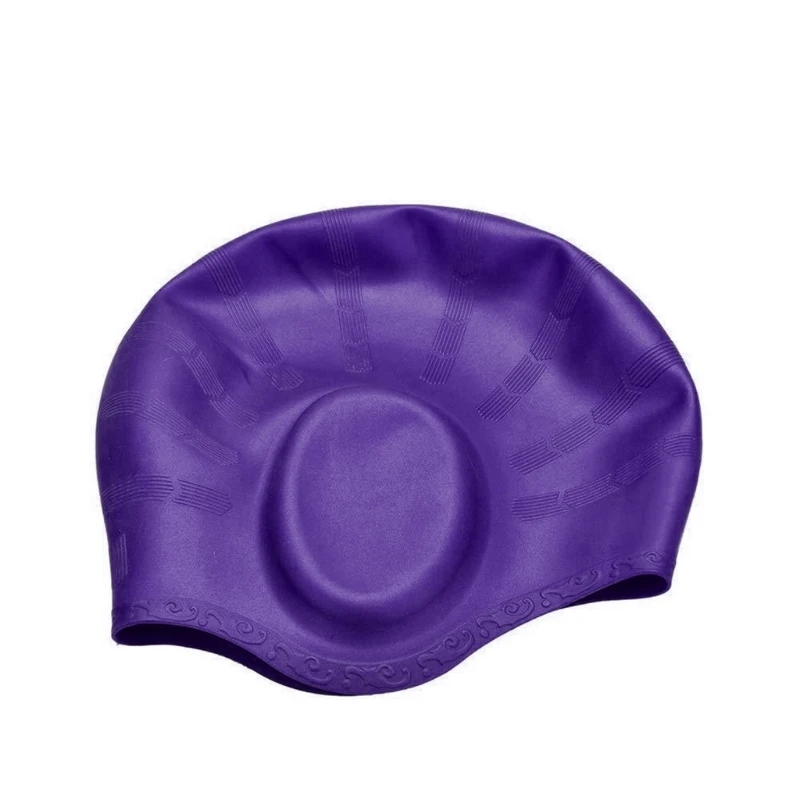 Gorro largo y corto, diseño ergonómico, gorro natación impermeable, gorro piscina