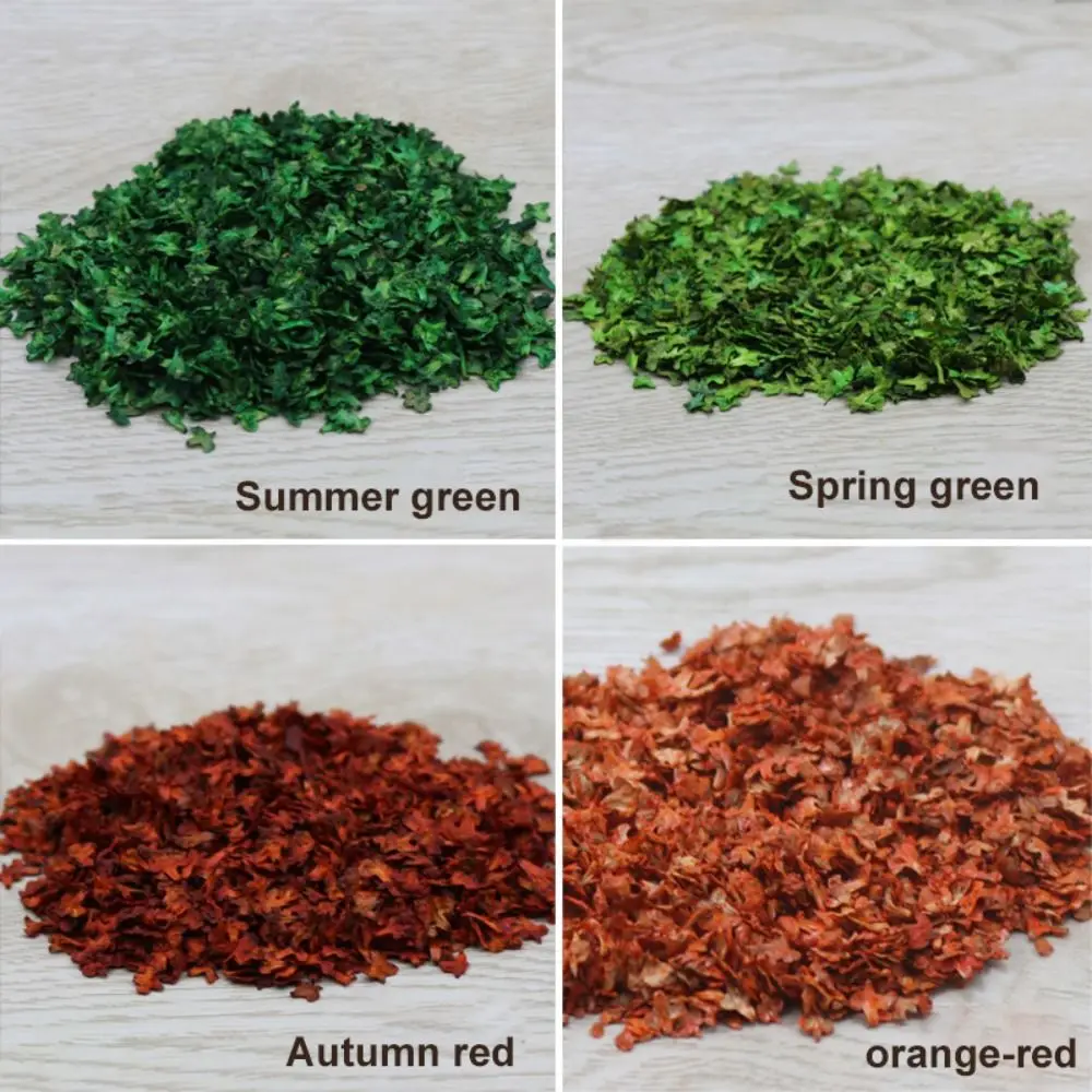 New DIY Micro Landscape Leaves Model Wooden High-fidelity Scenery Model Miniature Leaf Adult