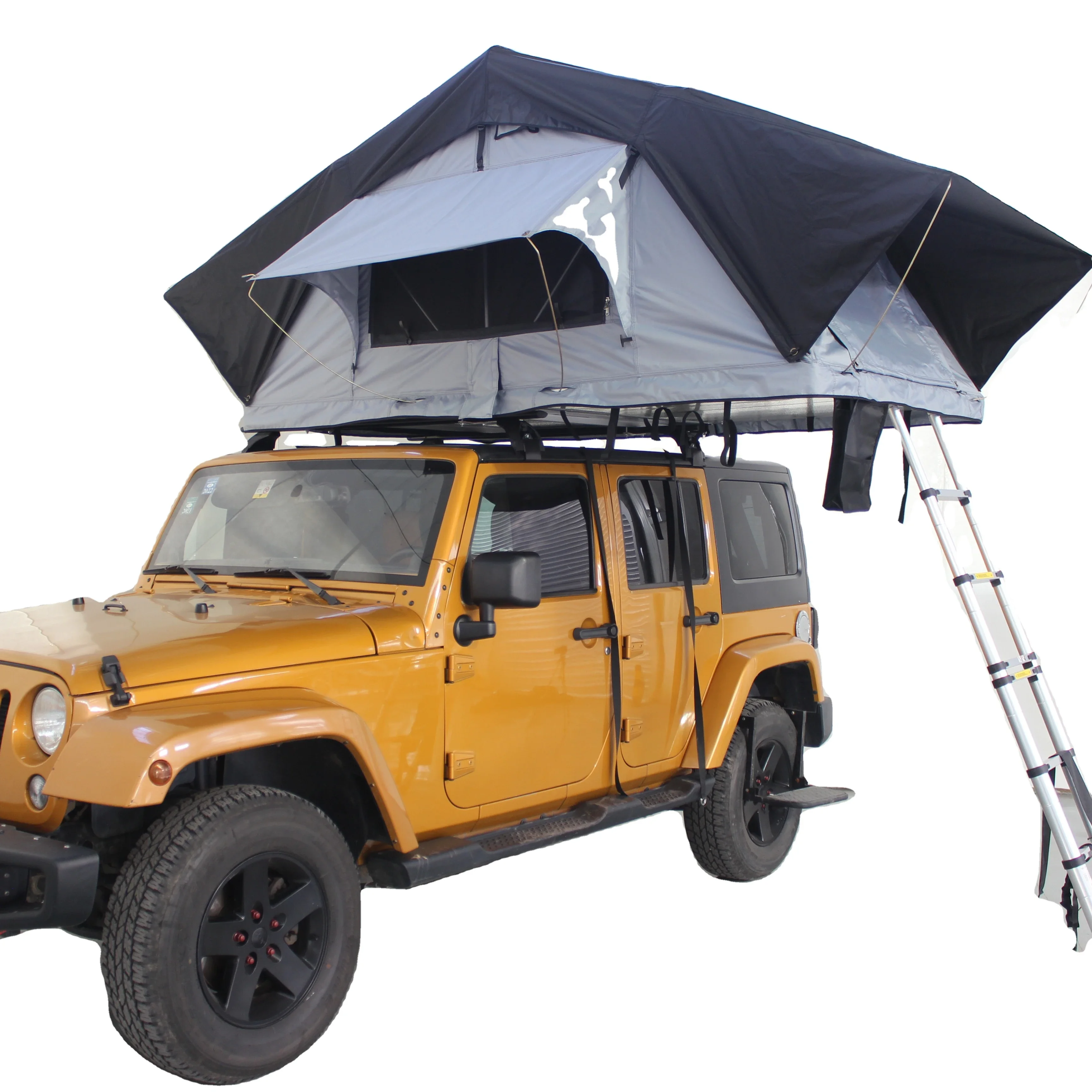 Moving Home Outdoor Self-driving Travel Folding Car Tent No Punching SUV Off-road Pickup Truck Top Tent Travel Bed