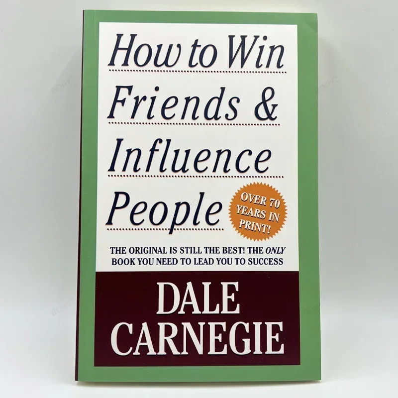 By Dale Carnegie How To Win Friends Influence People  Interpersonal Communication Skills Self Improvement Reading Book Fo Adult