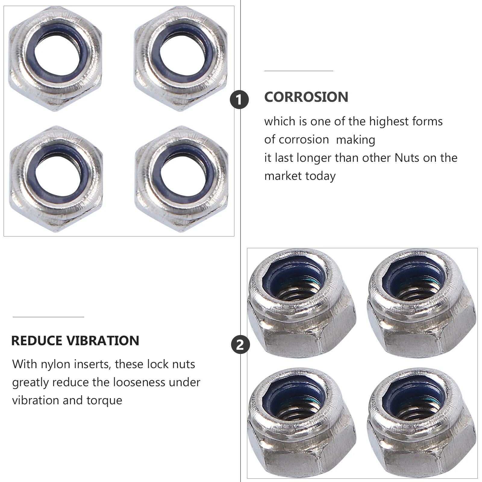 

stainless lock nuts lock nut finish nylon insert lock nut