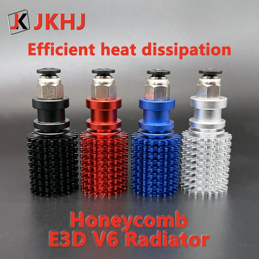 

3D Printer Accessories E3D V6 Radiator Hotend Honeycomb Efficient Heat Conduction Parts Compatible With Titan Extruder