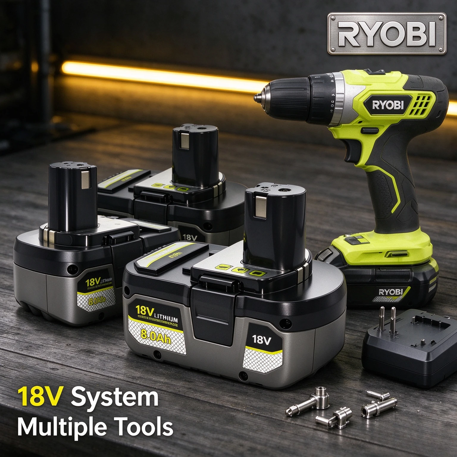 RYOBI 18V 4.0Ah 6.0Ah 8.0Ah Lithium Replacement Battery P108 RB18L60 RB18L80 Anti-explosion Cell Shell For Electric Multitool
