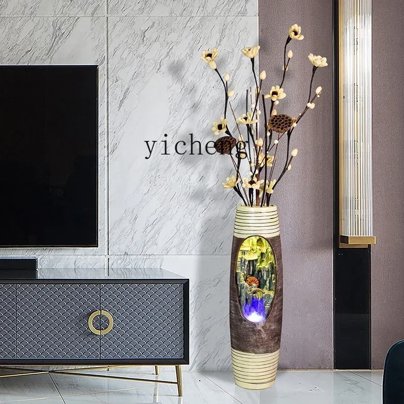 BJ-16  circulating water makes money ornament creative water feature indoor humidifier creative rockery fountain
