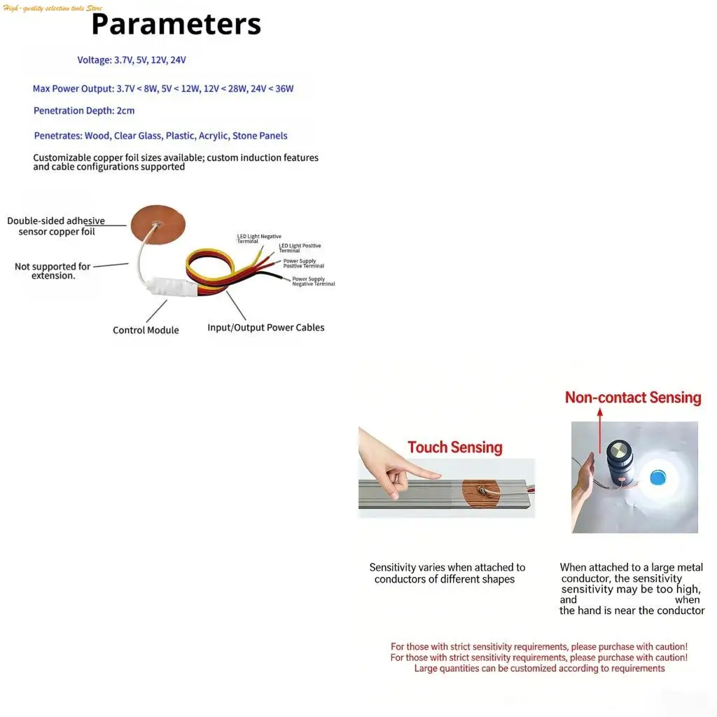 203F Advanced Capacitive Touch Switches Supports 2CM Penetration Through Various Materials