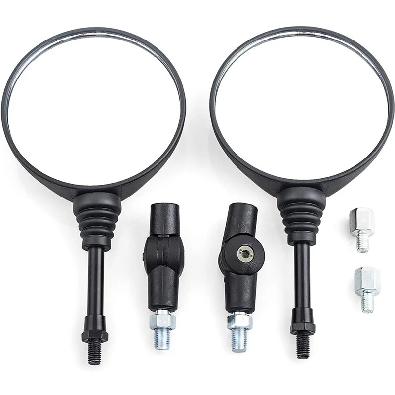 

Universal Round Motorcycle Rear View Side Mirrors 8mm/10mm Anti-fall Folding Mirrors for Kawasaki KLX250KL250 Tibetan KDX250 650