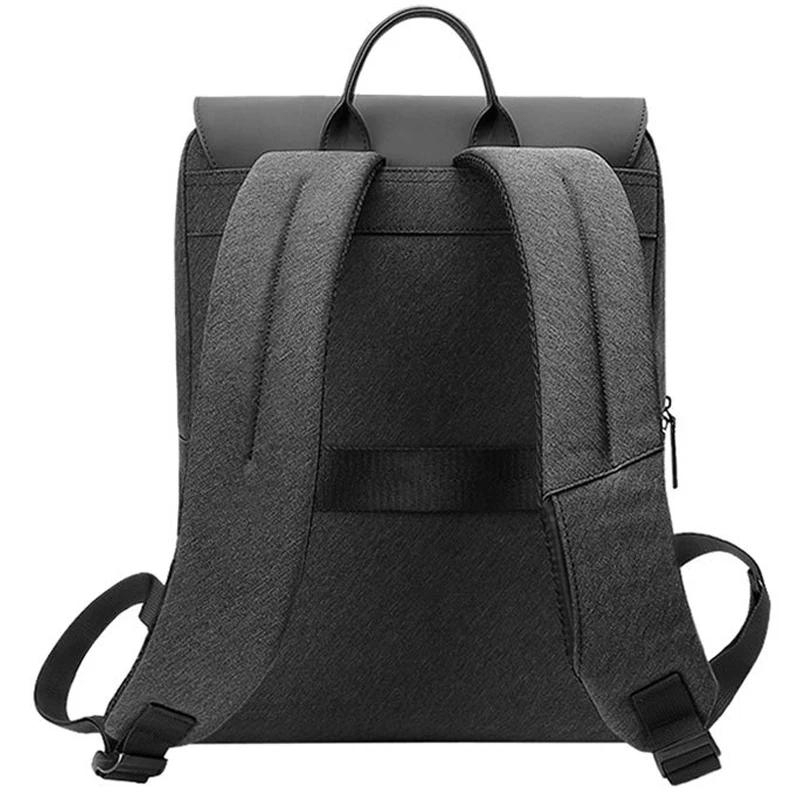 14-inch business commuter backpack men's simple large-capacity waterproof and wear-resistant business trip stitched backpack