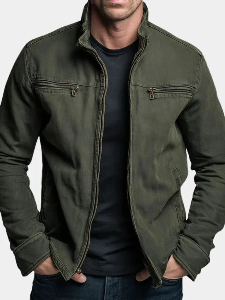 EU/US Spring Jacket Men's Tooling Cardigan Loose Casual Sports Coat Outdoor Workwear Blazer New 2026 Fashion Top