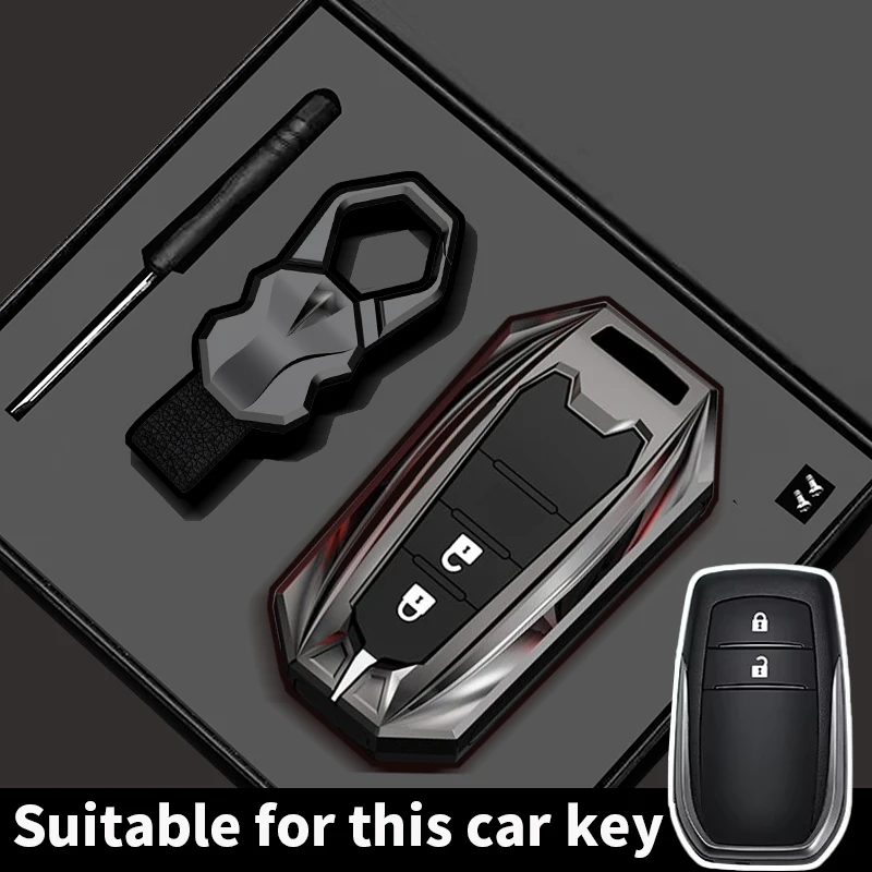 

Car Key Cover For Toyota Hilux 2024 Yaris Corolla 2023 Rav4 2021 CHR Revo Auris Innova Highlander Venza Fortune Key Holder