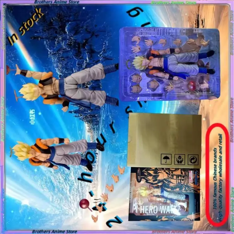 

In Stock Demoniacal Fit Gogeta Figure Dragon Ball Z SHF Super Saiyan Gogeta Hero Waltz Anime Action Figure Model Toys Gifts