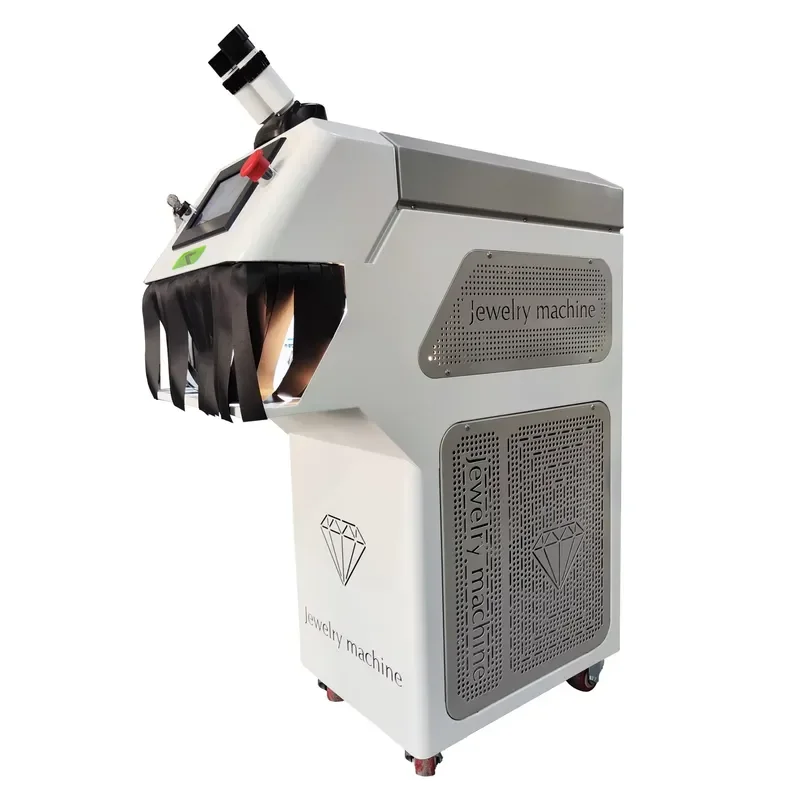 300W High Power YAG Jewelry Welder Dual Jewelry Welding Machine High Precision with CCD and Microscope