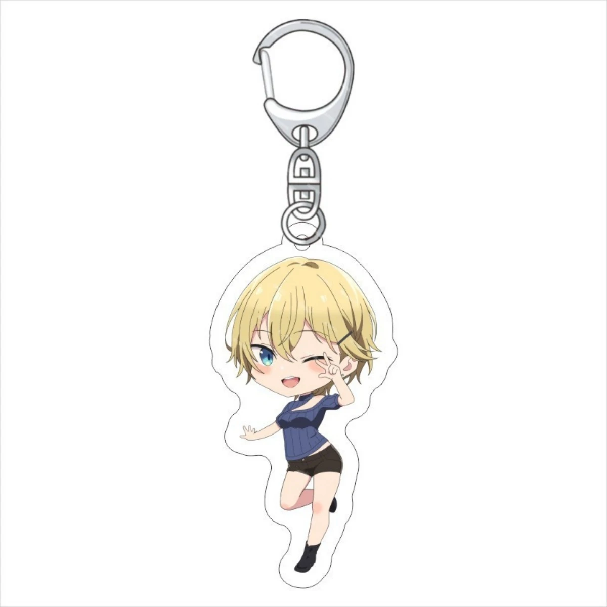 Anime Please Put Them On, Takamine-san Komiya Daisuke Cosplay COSTUME Acrylic Key Chains Keyring Prop Xmas Gift