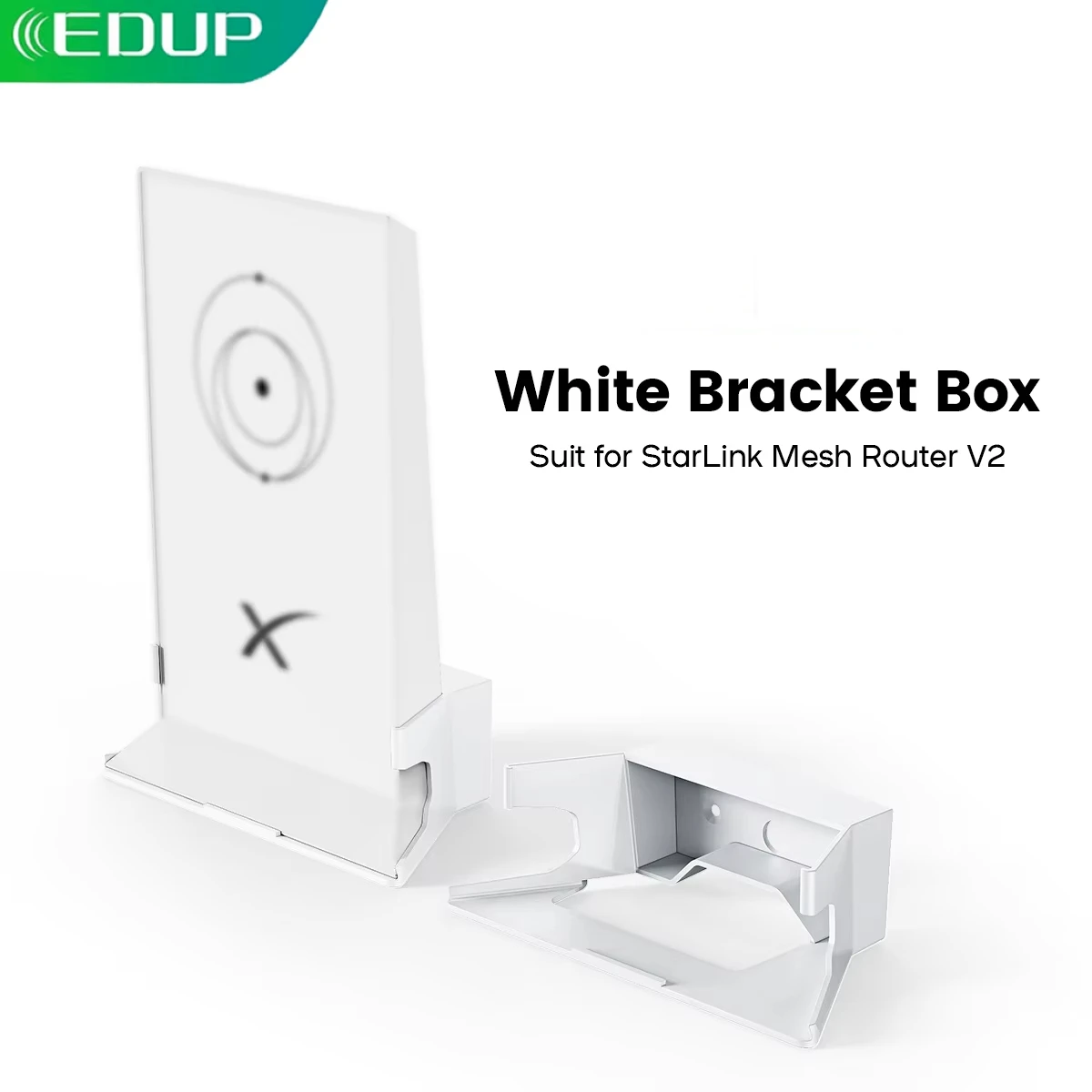 

EDUP EP1177 StarLink Mesh Router V2 ABS Wall Mount Router Protection Starlink Internet Kit Brackets Holder