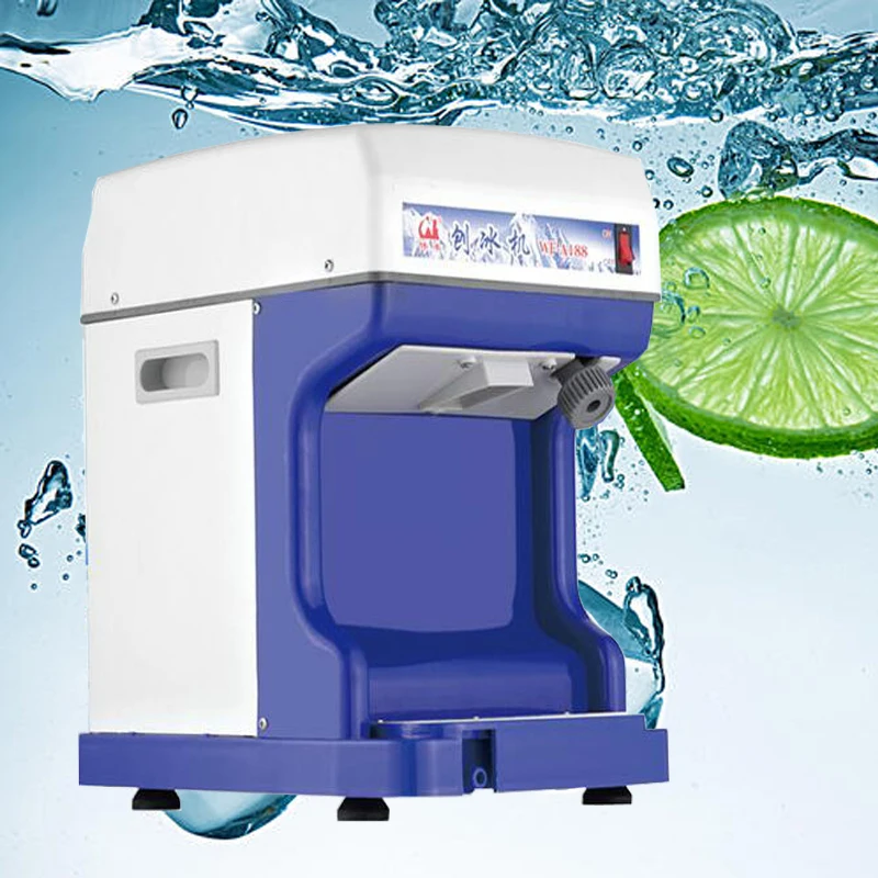 

250W Stainless Steel Mini Ice Smashing Electric Ice Crushers & Shavers Snow Cone Machine for Home Use